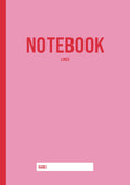 Lined Notebook - Blush